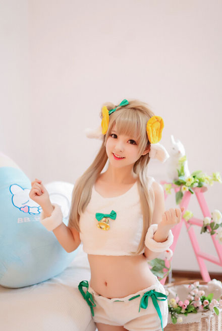 南小鸟卡牌绵羊装cosplay(5)