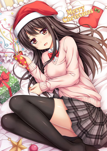 二次元圣诞美少女美图赏二(2)