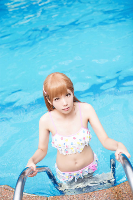 御坂美琴泳池比基尼COS(11)
