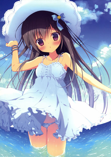 二次元低腰胖次美少女美图集(5)