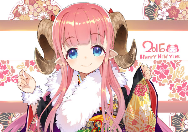 二次元美少女2015恭贺新年图集二(7)