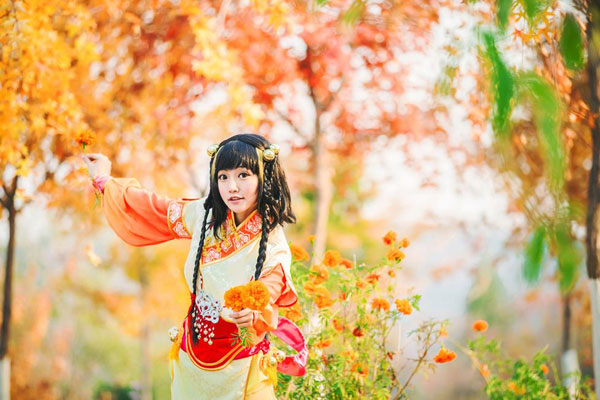 七夜娃娃《古剑奇谭》襄铃cosplay(6)