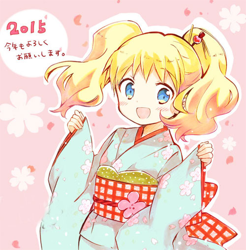 二次元美少女2015恭贺新年图集三(15)