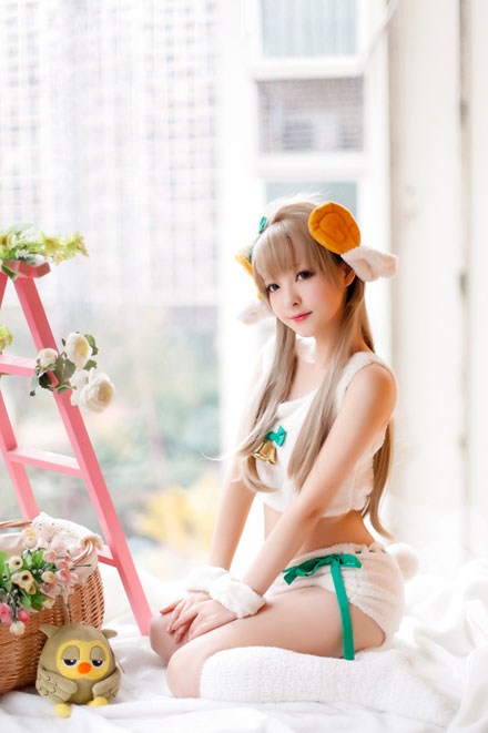 南小鸟卡牌绵羊装cosplay(14)