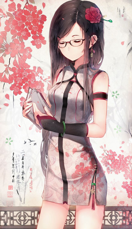 二次元旗袍美少女性感美图赏三(14)