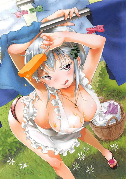 宅男福利 二次元果体围裙美少女图集(7)