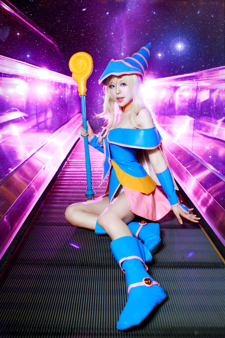 《游戏王》黑魔导女孩精美cosplay(7)
