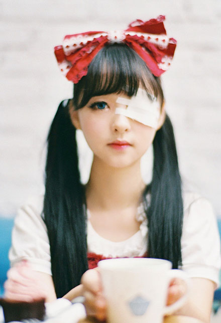 日系双马尾萝莉胶片写真集(16)