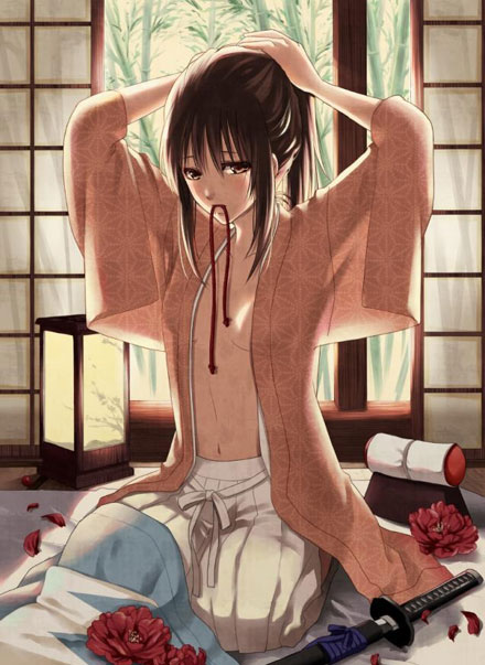 二次元单马尾美少女美图赏二(13)