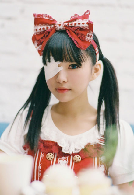 日系双马尾萝莉胶片写真集(15)