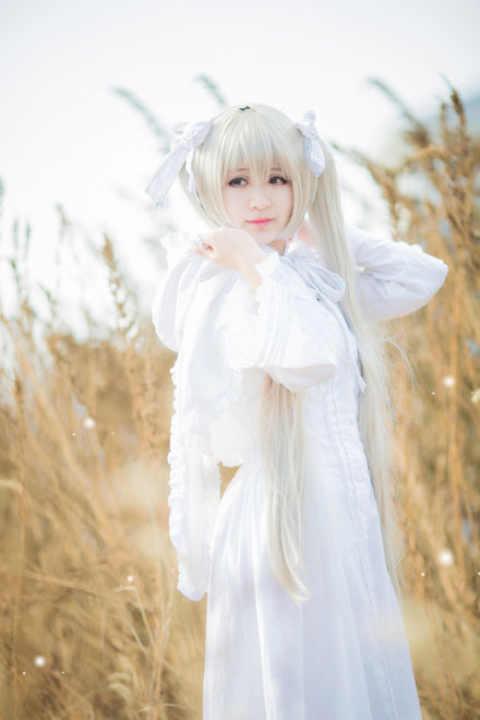清纯萌妹春日野穹唯美COS(6)