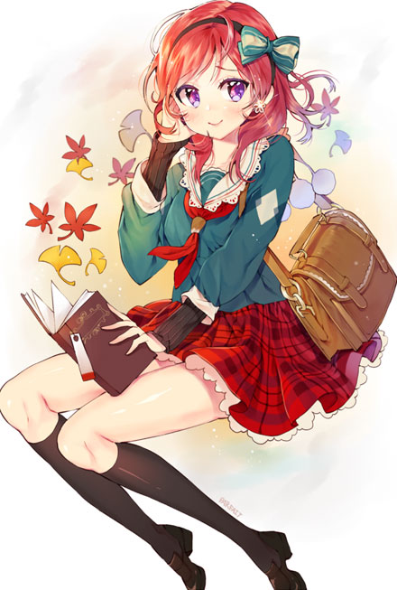 二次元格子裙美少女美图赏二(10)