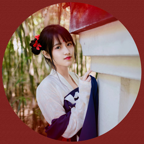 小清新养眼美女汉服唯美写真(8)