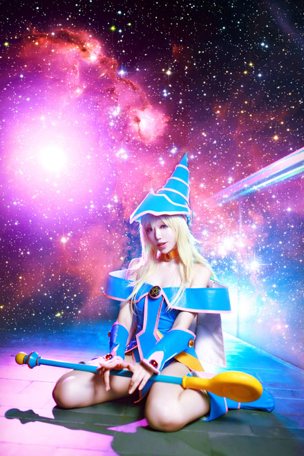 《游戏王》黑魔导女孩精美cosplay(3)