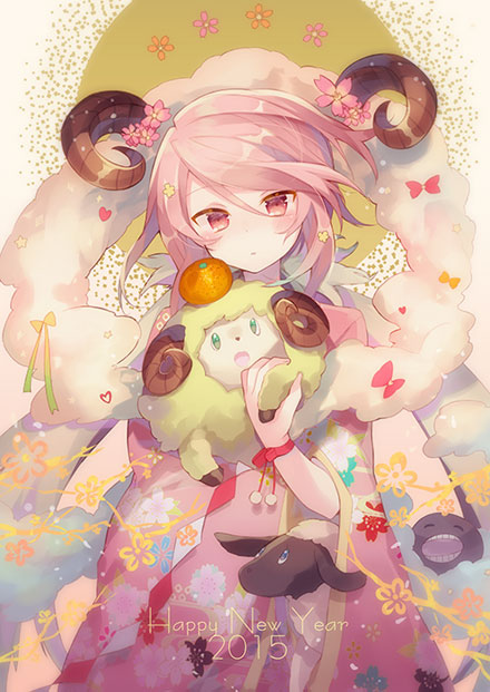 二次元美少女2015恭贺新年图集三(24)