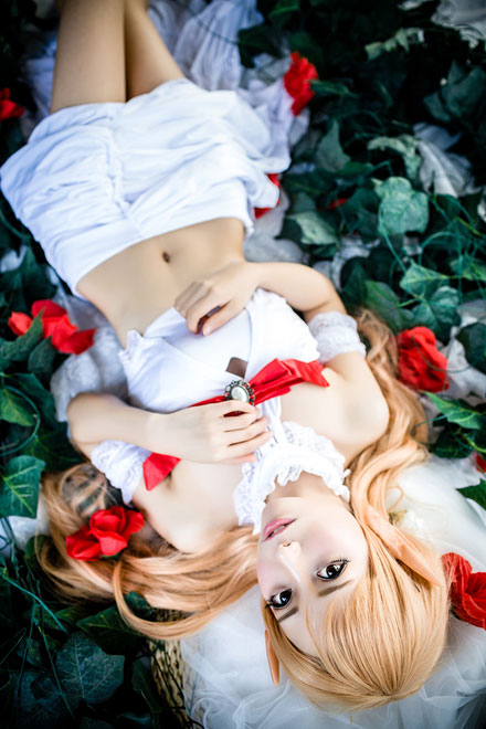 《刀剑神域》亚丝娜绝美COS(11)