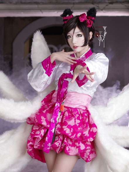 螺旋猫miyuko阿狸精美cos(4)