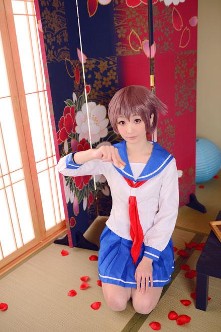 《天才麻将少女》宫永咲COS(2)