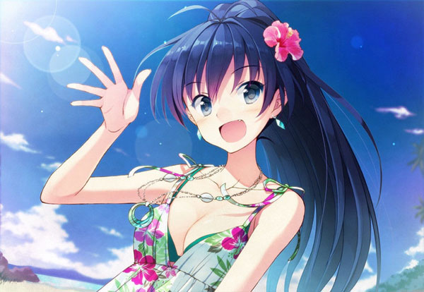 二次元单马尾美少女美图赏二(19)