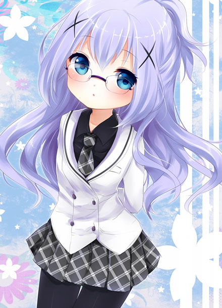 二次元格子裙美少女美图赏(12)