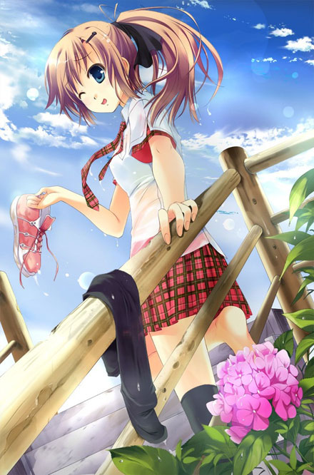 二次元单马尾美少女美图赏二(11)