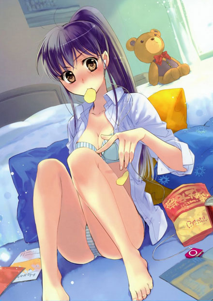 二次元单马尾美少女美图赏(5)