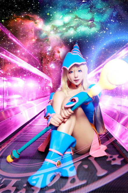 《游戏王》黑魔导女孩精美cosplay(5)