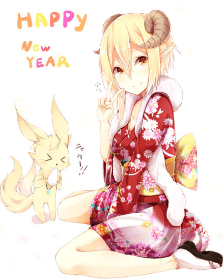 二次元美少女2015恭贺新年图集二(11)