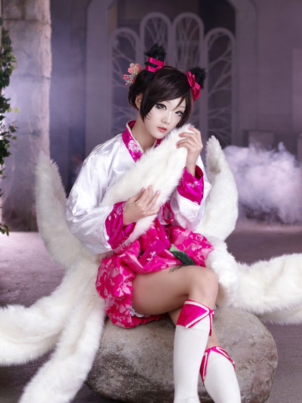 螺旋猫miyuko阿狸精美cos(2)
