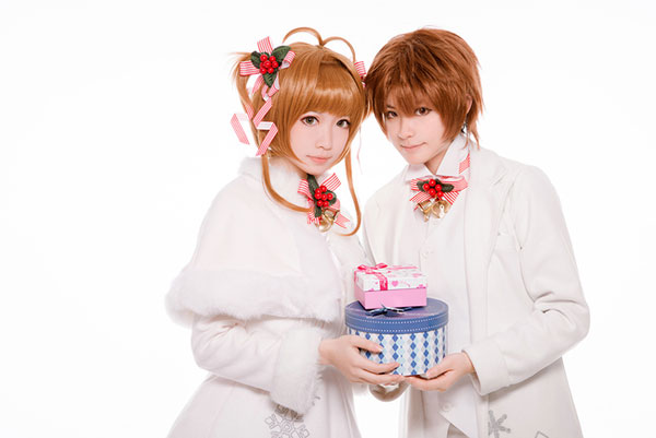 《魔卡少女樱》木之本樱&李小狼圣诞COS(4)