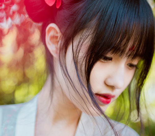 小清新养眼美女汉服唯美写真(3)