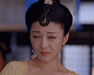 萧才人翻白眼表情搞笑GIF(6)