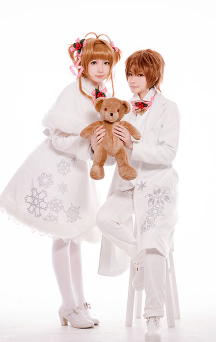 《魔卡少女樱》木之本樱&李小狼圣诞COS(3)