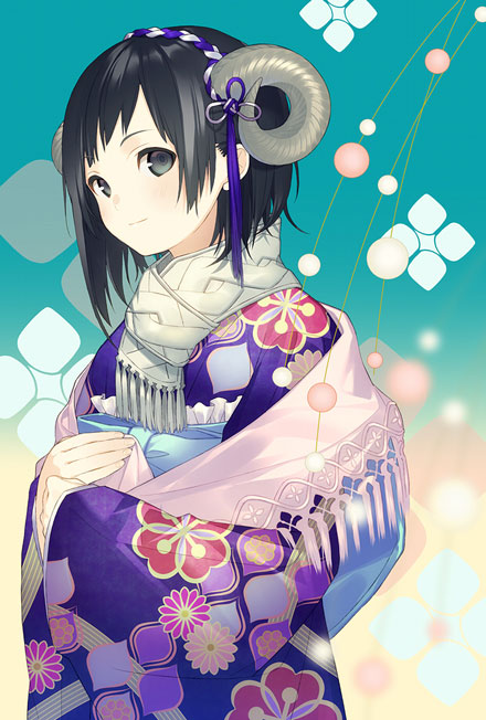 二次元美少女2015恭贺新年图集三(6)