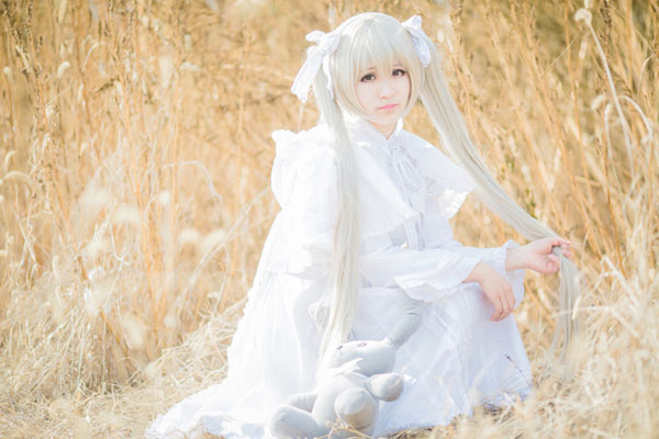 清纯萌妹春日野穹唯美COS(2)