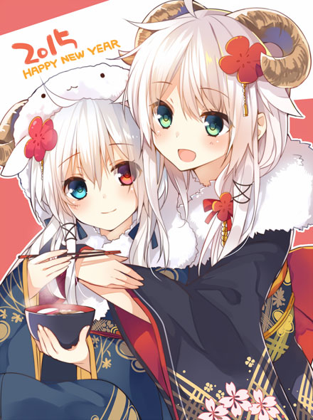 二次元美少女2015恭贺新年图集三(22)