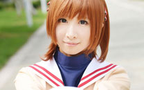 白皙少女《CLANNAD》古河渚COS