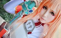 《刀剑神域》亚丝娜精美COS