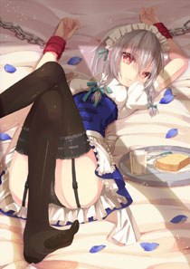 二次元美足少女福利图2
