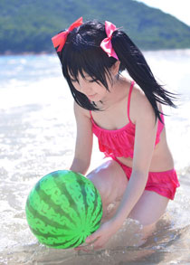 《LoveLive》矢泽妮可泳装Cos