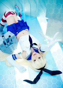 《舰队Collection》舰娘岛风COS