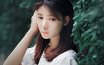 清纯氧气美女户外意境写真