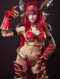 魔兽红龙女王神还原COS