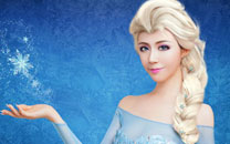 冰雪奇缘女神再现真人版冰雪皇后