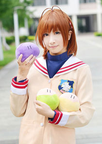 白皙少女《CLANNAD》古河渚COS