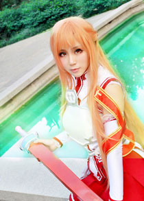 《刀剑神域》亚丝娜精美COS