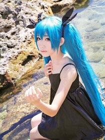 萌妹初音未来深海COS