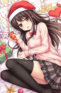 二次元圣诞美少女美图赏二