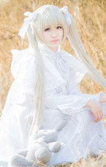 清纯萌妹春日野穹唯美COS