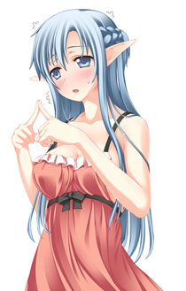 《刀剑神域II》亚丝娜美图赏析